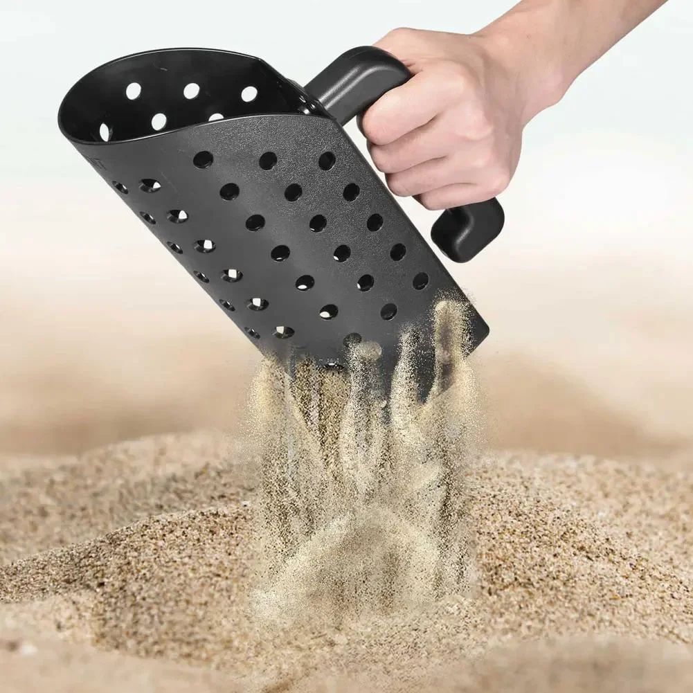 Beach Gold Digging Filter Tool Sand Scoop and Shovel Digging Tool Metal Detector Sand Scoop Shovel Set for Kids Adults