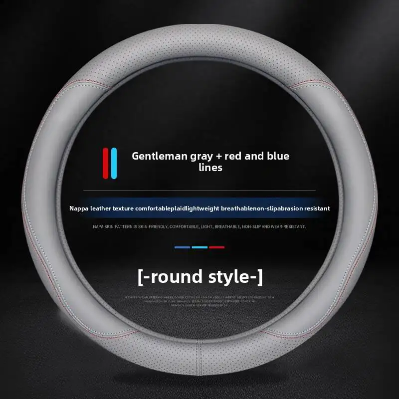 غطاء عجلة قيادة السيارة قابل للتنفس لسيارة Mercedes-benz C-class لنماذج Renault Triber 2010-2024 والمزيد 38cm15in #6