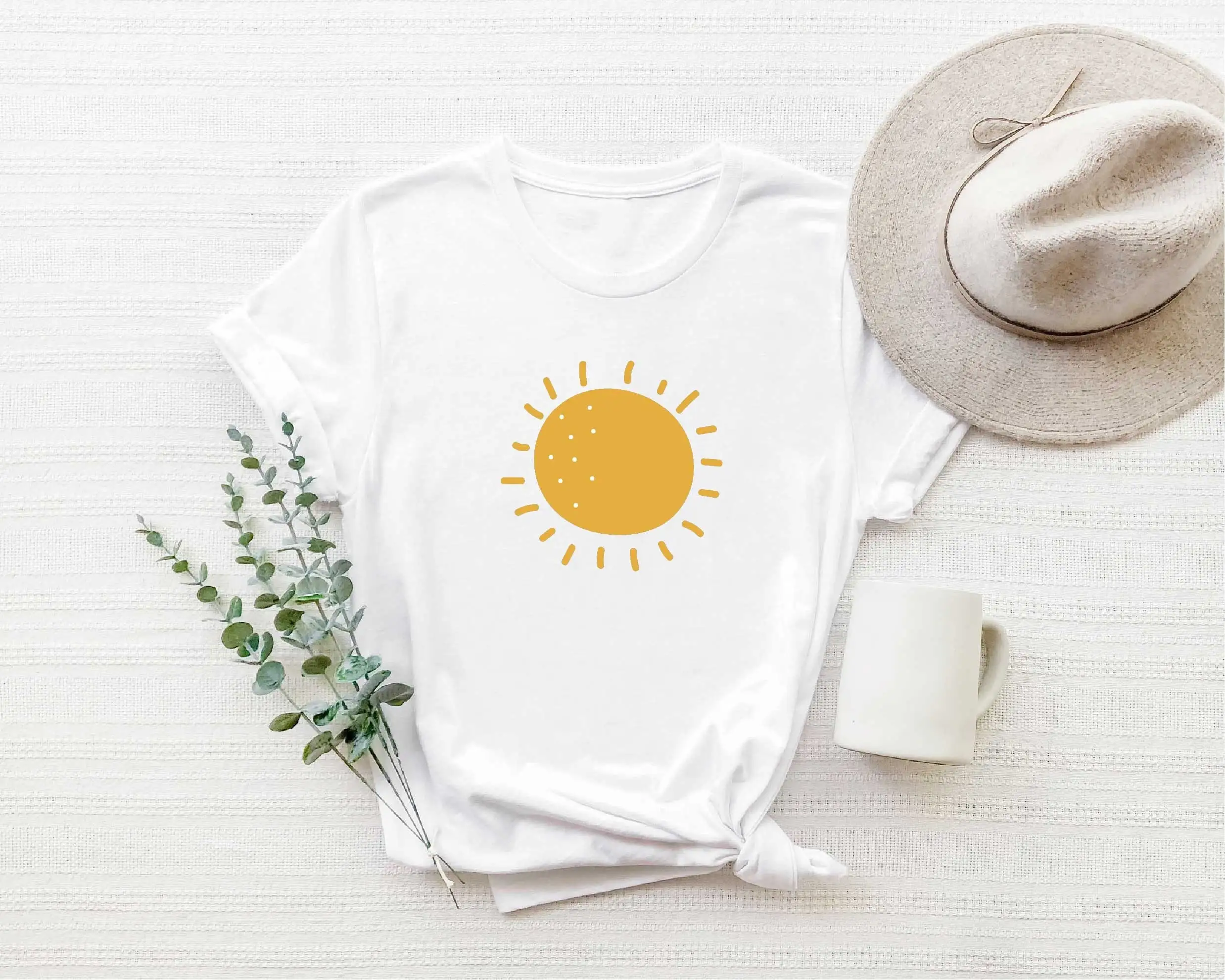 Boho Sun T Shirt Cute Mystical Celestial Love Minimalist Astrology