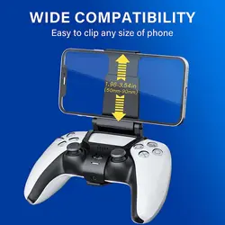 PS5 Controller Phone Mount Clamp Holder PS5 Mobile Dualsense PS Remote Play