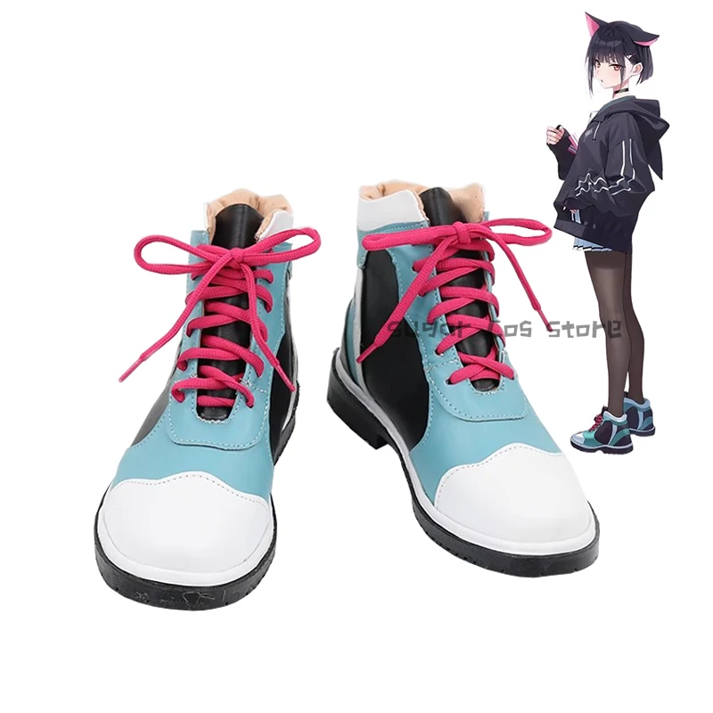 Chaussures de Cosplay du Jeu Blue Archive Kyouyama Kazusa, Bottes de Mode pour la Rencontre d'Halloween, Carnaval, Accessoire de ixsur Mesure pour Femme et Homme