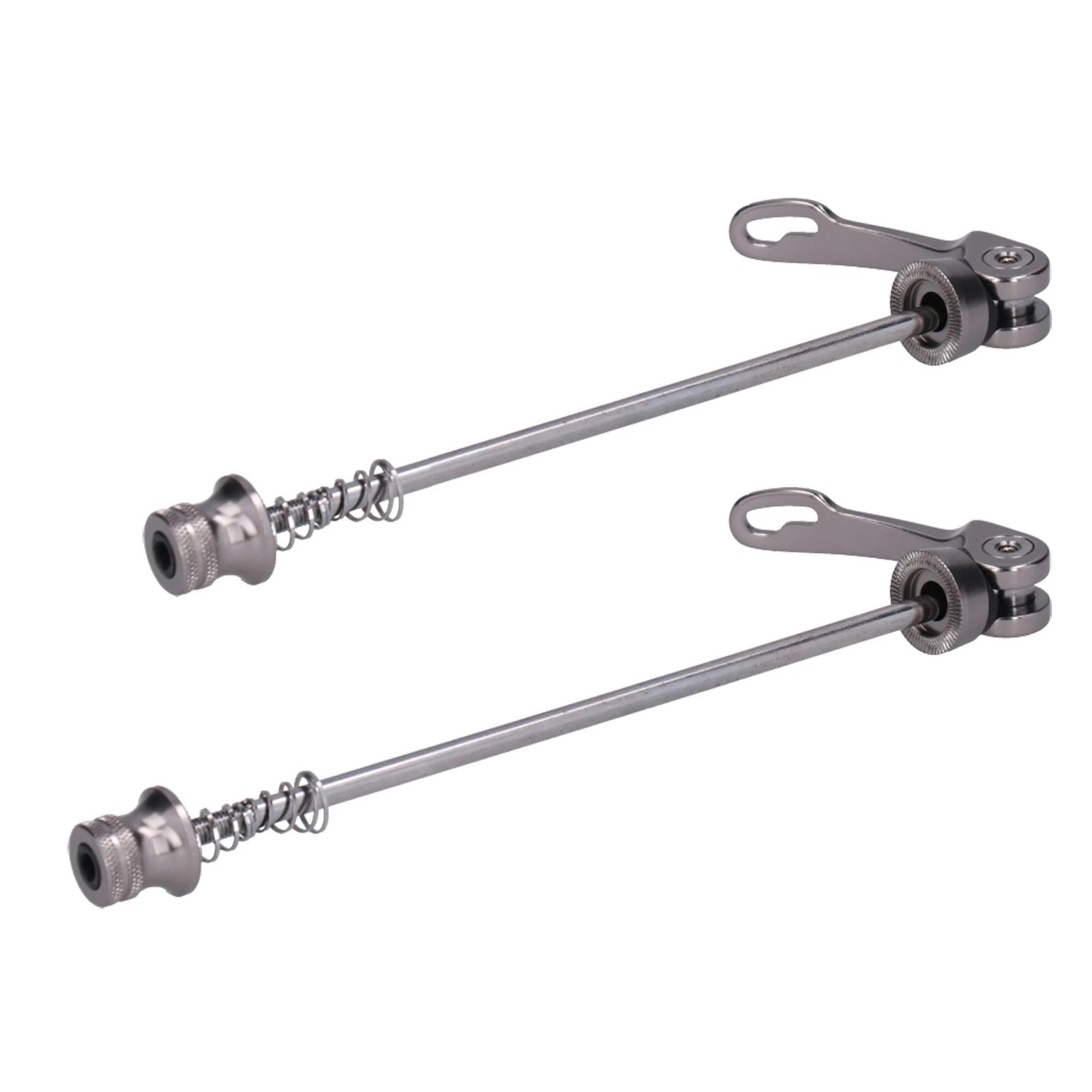 

2pcs Bicycle Quick Release Skewers Aluminum Alloy Steel Bike Front Rear Skewer Accessory for Road Mountain Bikes