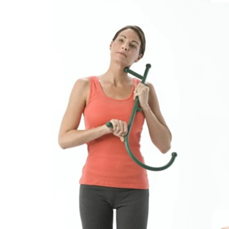 عصا الضغط العميق لا تسأل عن مساعدة الظهر مدلك عصا تدليك يدوية تدليك عنق الرحم et cou