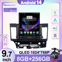Android 14 Car Radio For Mitsubishi Lancer 10 CY 2007 - 2017 9.7 Inch Android Auto Multimedia Video Player No 2din