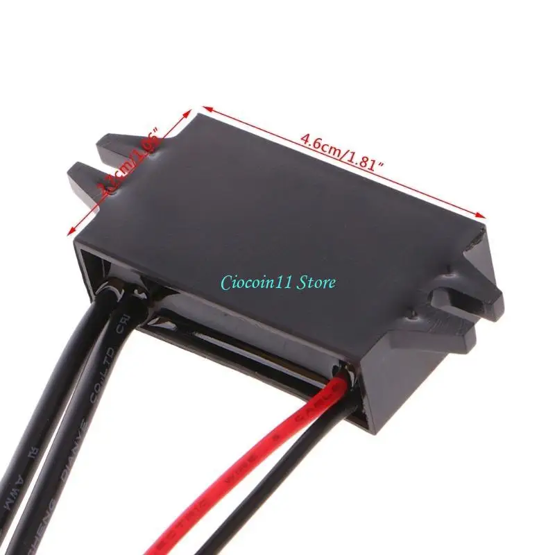 Y1UB DC-DC 12V to 5V 3A 15W Car Power Converter Micro Mini USB Converter Regulator Output Adapter Led Display Power Supply