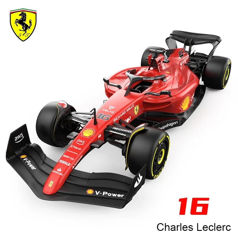 1/12 Ferrari F1-75 2022 #16 Charles Leclerc F1 Formula Racing RC Car Toy Model Collection Gift Remote Control Vehicle 1/18 Scale