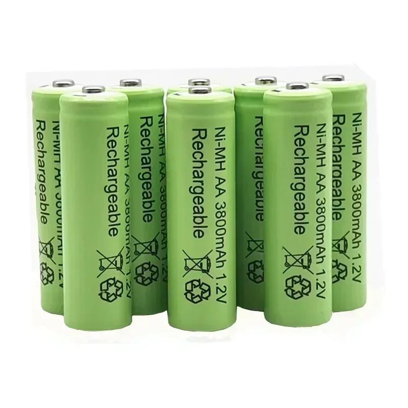 3800mAh AA 1.2V battery Ni-MH rechargeable battery for Toy Remote control Rechargeable Batteries AA 1.2v 3800mah battery