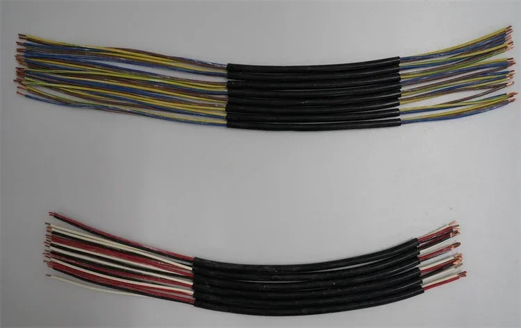 업그레이드된 850W 220V 110V SWT-608-YHT5 고속 원형 피복 이중 와이어 레이어 필링 기계 8륜 터치스크린 컨트롤 썸네일 6