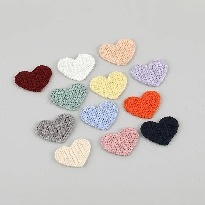 50 Stuks Love Diy Heart Geborduurde Stof Stickers Accessoires Oorbellen Tassen Schoenen Decoraties Patches Kleding Accessoires