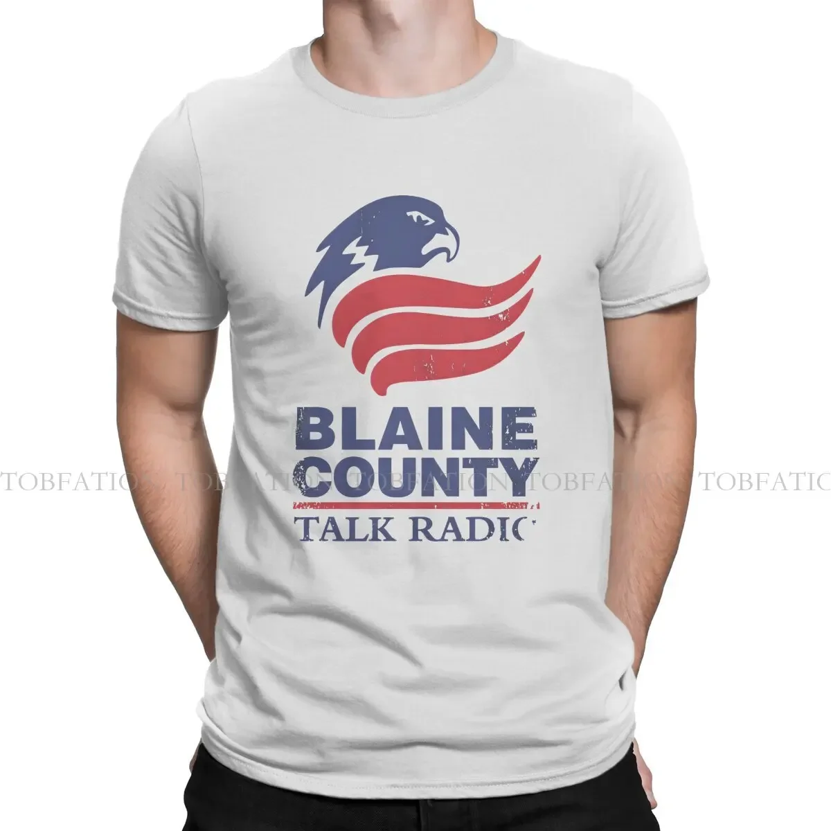 Blaine County Talk Radio Casual TShirt GTA Game Style Tops Comfortable T Shirt Men Short Sleeve Unique Gift Clothes