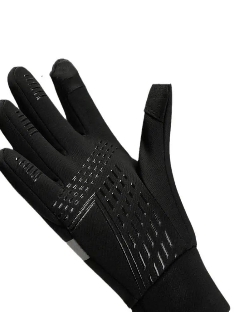 AliExpress Non-slip Kids Warm Cycling Gloves Full-finger Reflect Bicycle Sports Mittens Touch Screen Cold Wingproof