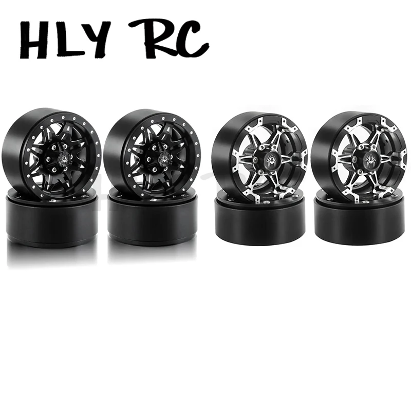 

4pcs Metal 1.9 Beadlock Wheel Rim Spider Wheel Hub For 1:10 Rc Crawler Axial Scx10 Ii 90046 Axi03007 Trx-4 Axi Tamiya Mst Rgt