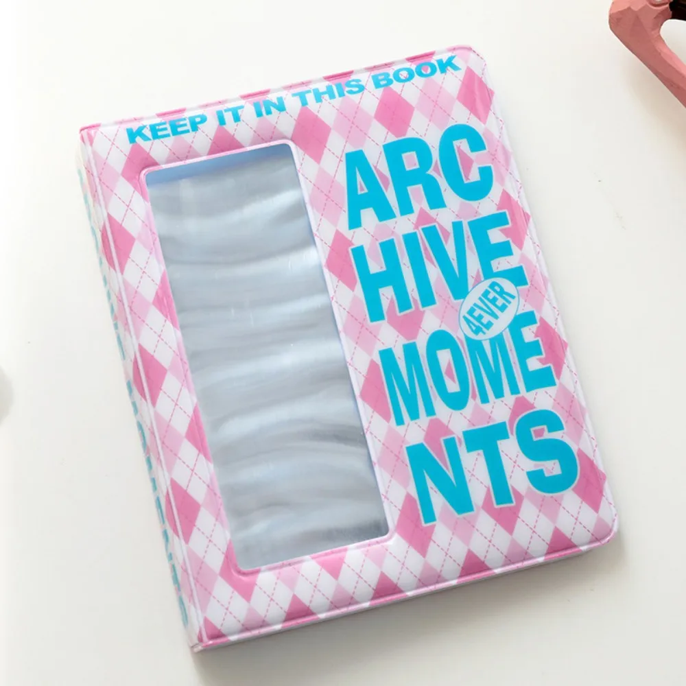 

Cute Cartoon 4 Continuous Shooting Albums 64 Pockets with Inner Page Photo Album Holder PVC Clear Pockets