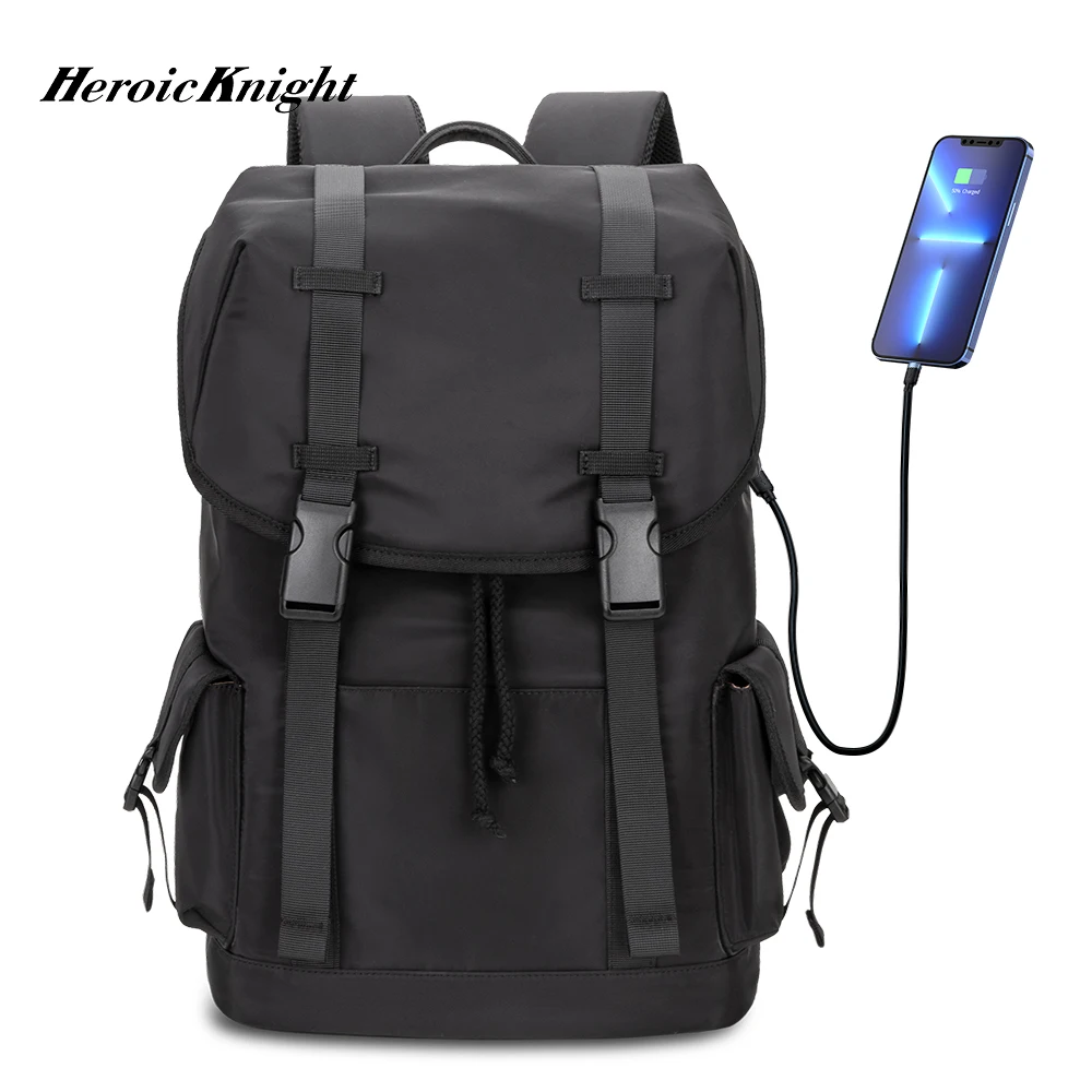 Heroic Knight Men Travel Backpack Waterproof Casual 15.6