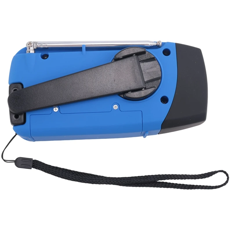 Güneş el krank radyo 2000Mah AM/FM/NOAA hava durumu radyo LED el feneri ile USB şarj aleti acil durum radyosu kamp için kullanımı kolay