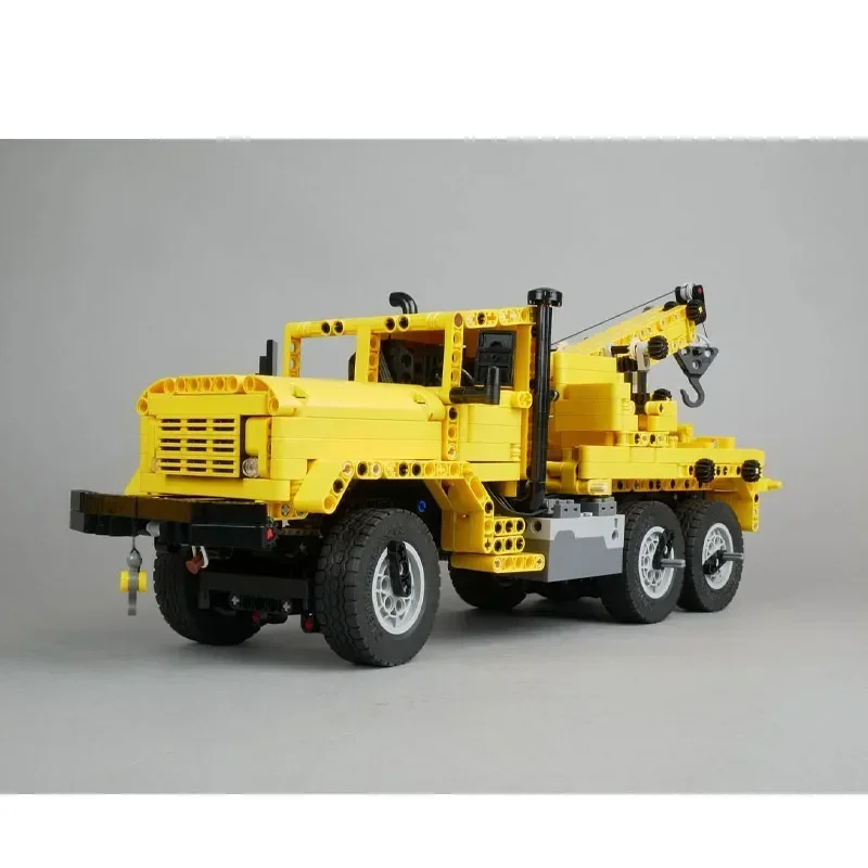 MOC-160426 Yellow M936 Wrecker Assembling Splicing Building Blocks Model 1626 Parts MOC Creative Kids Building Blocks Toy Gift