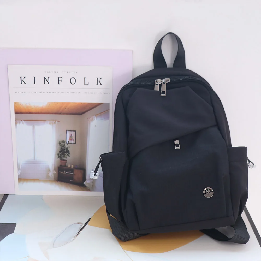 

Портативный женский рюкзак в корейском стиле, легкий студенческий школьный рюкзак большой емкости, нейлоновая нейлоновая сумка на плечо для студентов