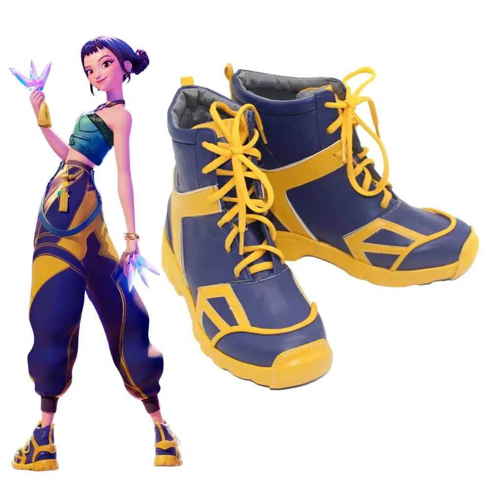 Kpop Demon Hunters Zoey Scarpe Cosplay Accessori per costumi per donne Ragazze Scarpe sportive in pelle PU Gruppo Idol Puntelli di Halloween