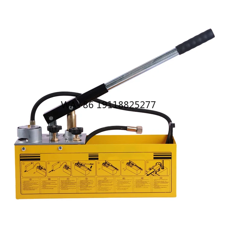 

DC-50 Plumbing Tool Water Hand Manual Hydrostatic Hydro Pipe Testing Bench High Pressure Test Pump
