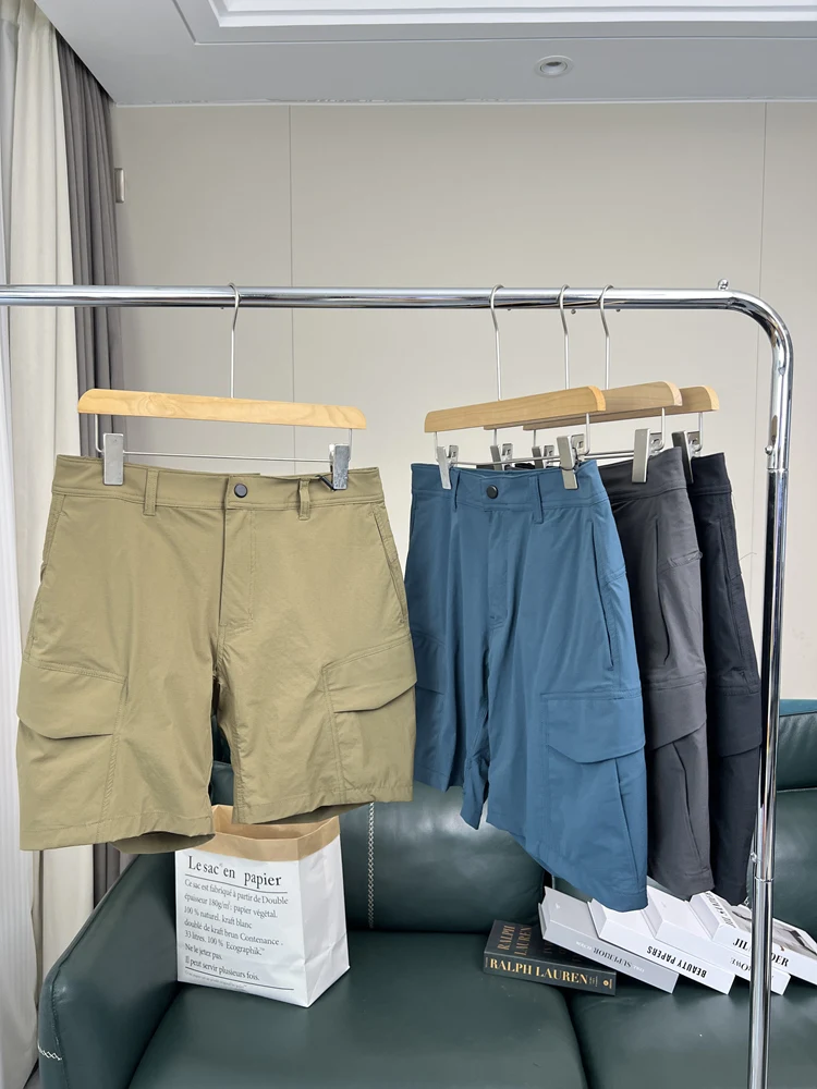 

Outdoor Men's Qui Dry Cargo orts Breathable Water Resistant Fabric Summer Lightweight Casual Pants Beach Sportswear