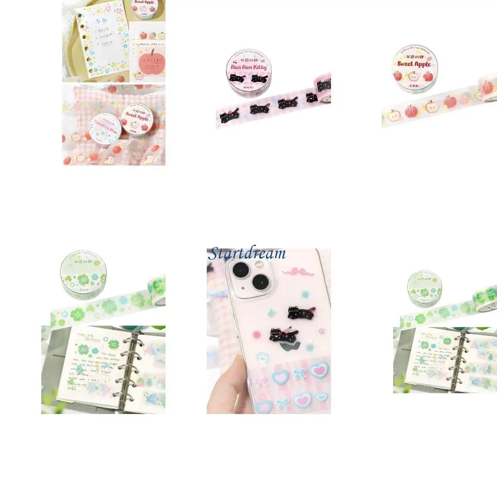 Cartoon Decorative Tape for Scrapbooking Photo Album Journal Notebook Planner K92C