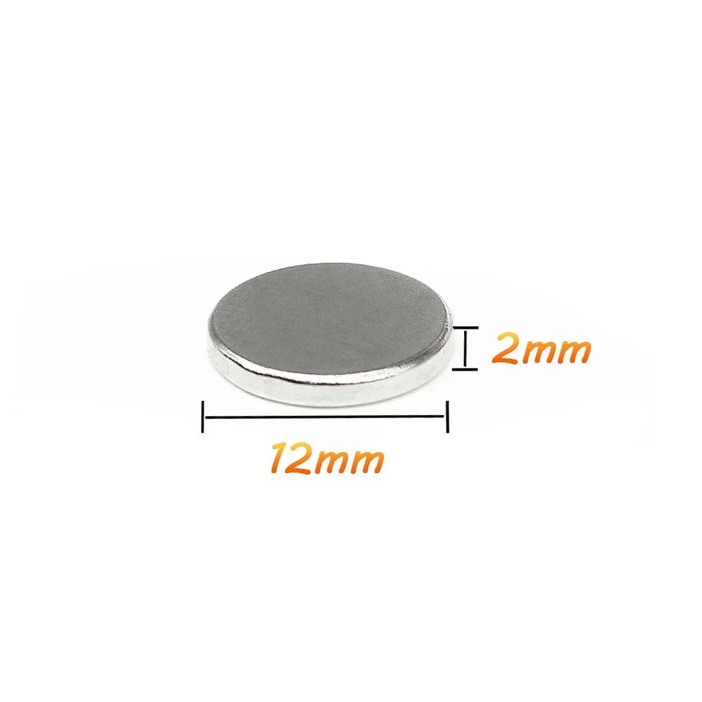 10/20/50/100/150/200PCS 12x2mm N35 Disc Rare Earth Neodymium Magnet 12*2 mm Round Permanent Magnet 12x2 Strong Powerful Magnets