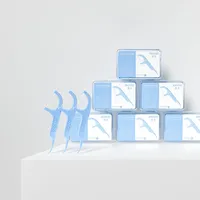 6 Boxes of 300 Pieces SOOCAS Professional Dental Floss Ergonomic Design FDA Test Food Grade New/old Version Random Delivery