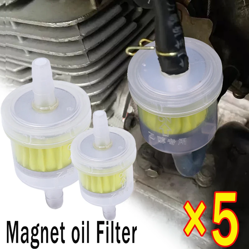 Motorcycle Gas Gasoline Filters Petrol Fuel Oil Filter for Motor Scooters with Magnet Gasoline Filter Accessories Repair Tools