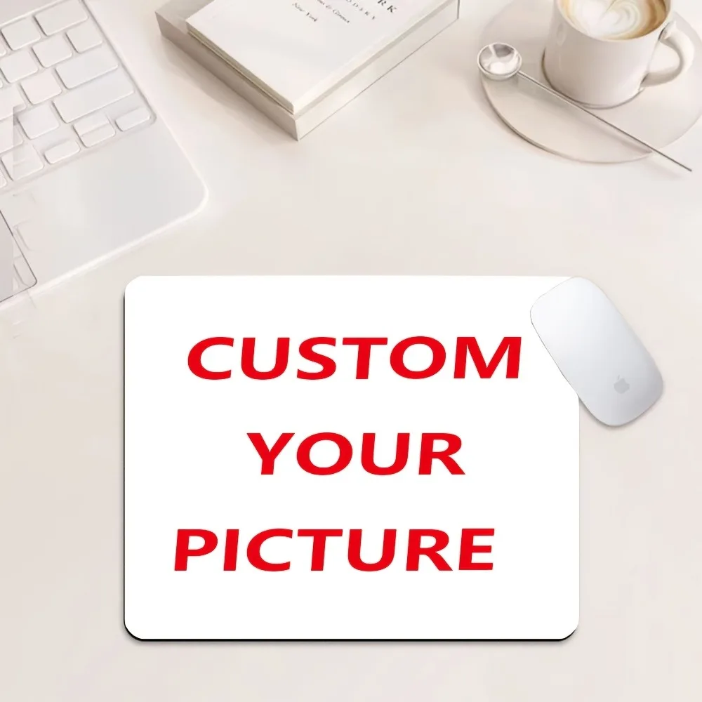Customizable Name Print Non Slip Gaming Desk Mouse Pad, Multi Holiday Gift Wedding Souvenir Birthday Xmas New Year For Friends