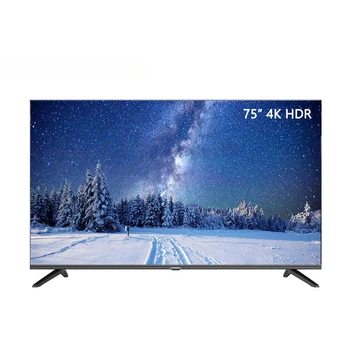 HD 평면 스크린 스마트 TV, 침실용 미니 QLED TV, 공장 직접 판매, 32 인치, 43 인치, 55 인치, 65 인치, 75 인치, 85 인치