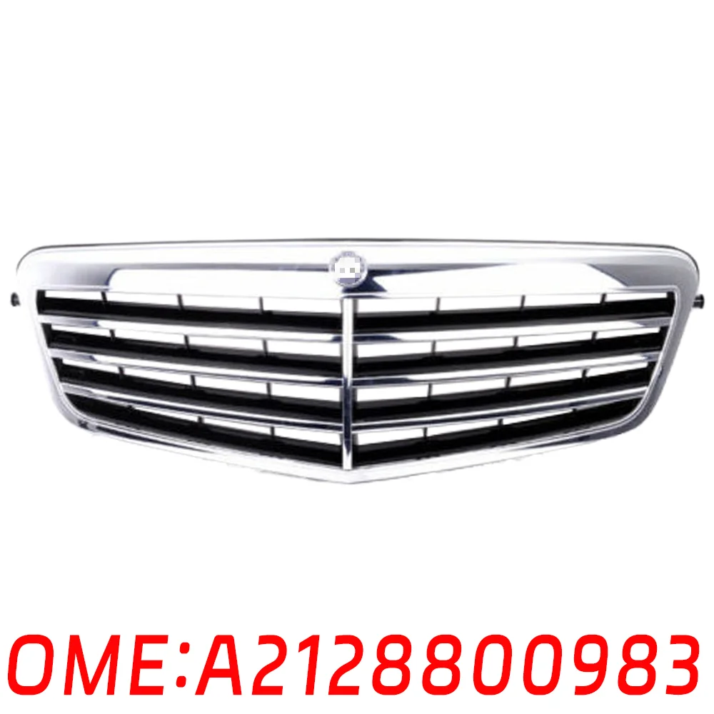 Suitable for Mercedes Benz A2128800983 7246 car front bumper grille Grille middle net W212 E200 E220 E350 E300 E180 E300 E63 E55