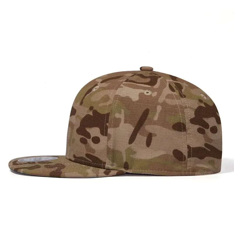 TOHUIYAN kamuflaż snapback bawełniane czapki puste płaskie camo czapki baseballowe taktyczna męska czapka czapka sportowa na świeżym powietrzu dla