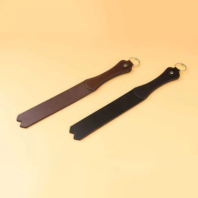 PU Leather Paddle,Handmade  Riding Crop PU Leather Horsewhip，