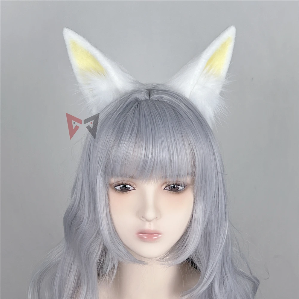 New Arknights Platinum Cosplay Prop Horse Ears Hairhoop for Anime Game Halloween Costume Accessories Hand made Work