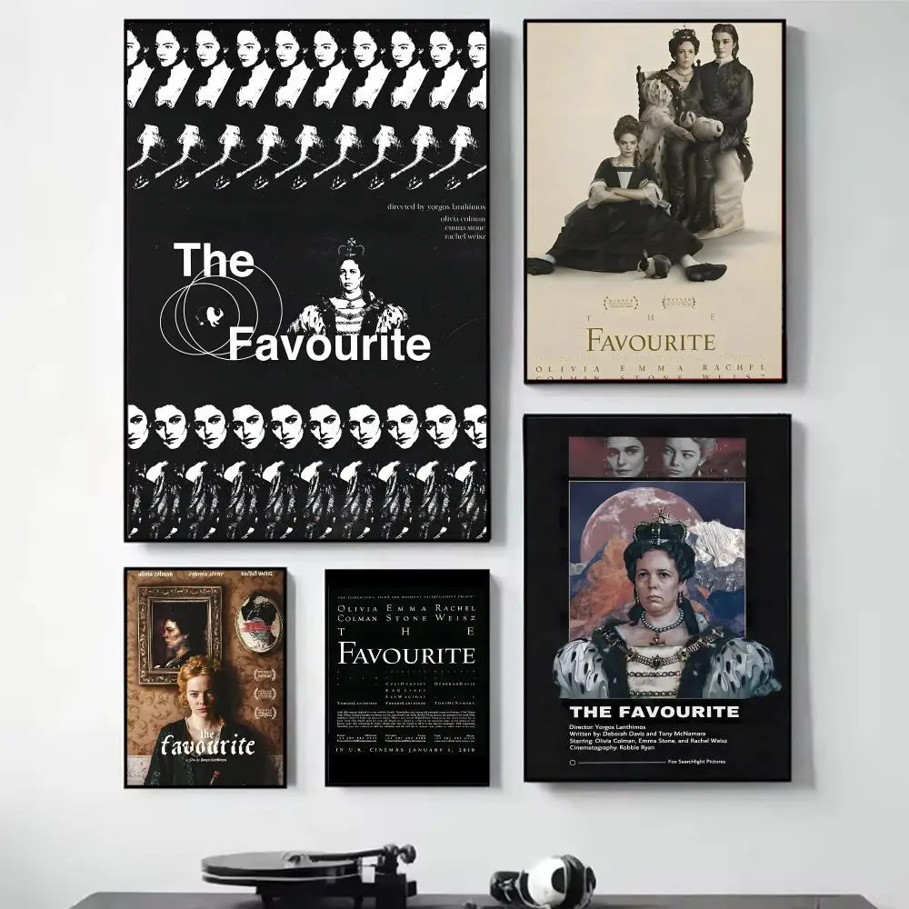 Biographical film T-The Favourite Poster Wall art poster paintings are suitable for clubs living rooms bedroom