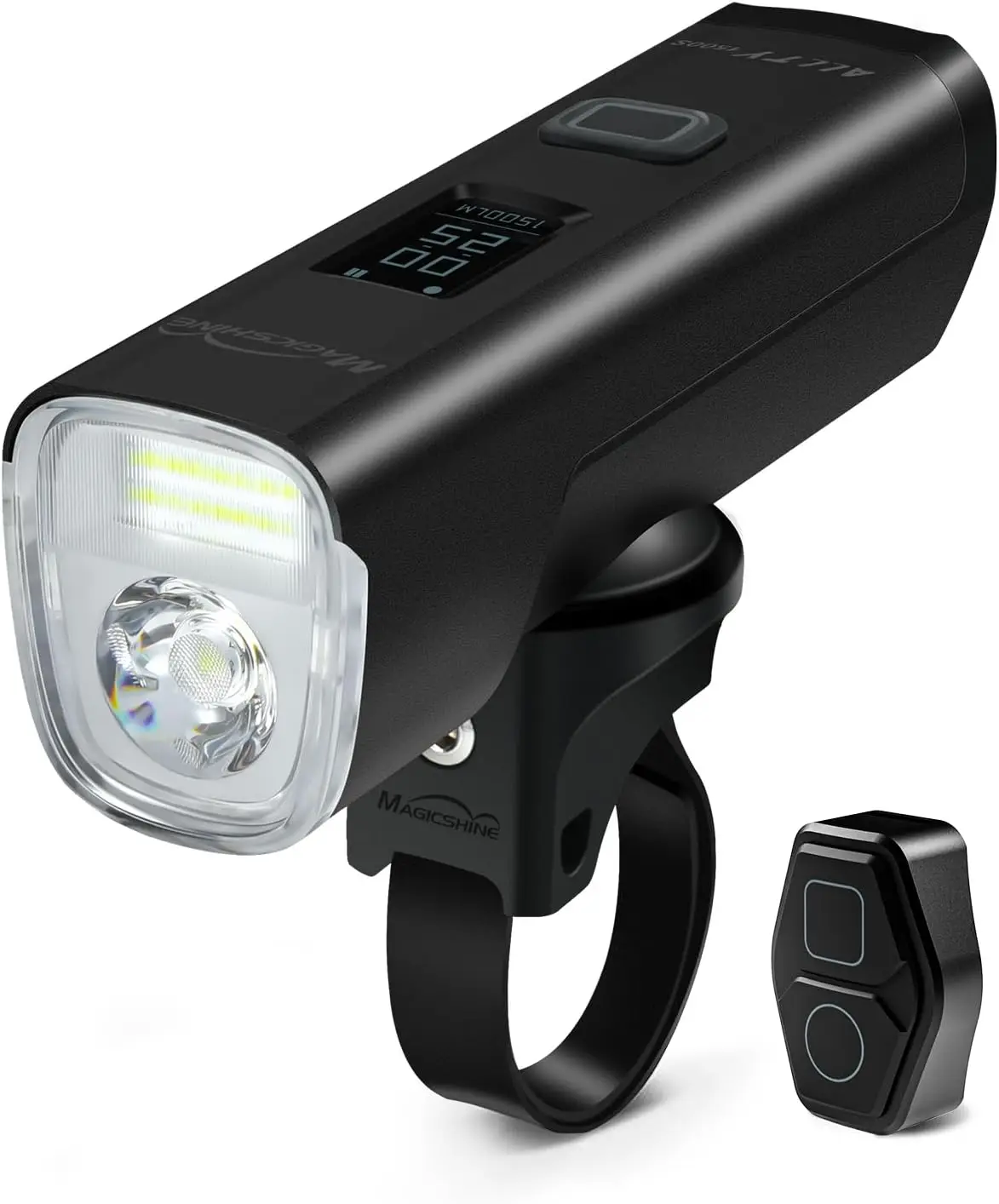 1500S 2500S Bike Lights for Night Riding, Battery Replaceable | USB-C Rechargeable | Wireless &APP Control Comp