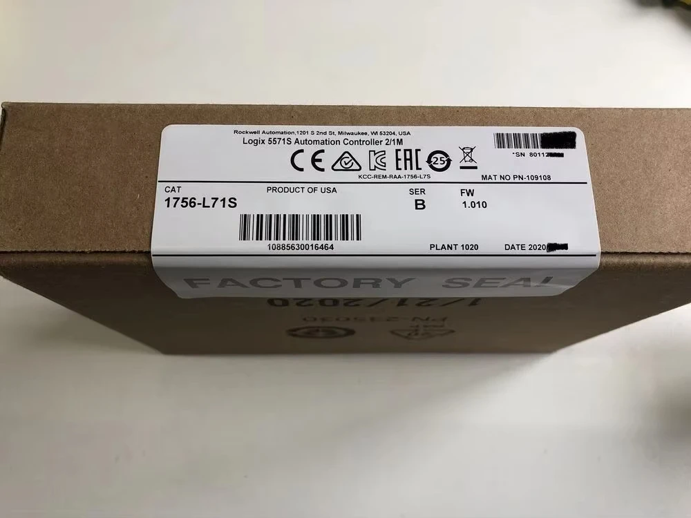 Neuer versiegelter 1756-L71S Ser B GuardLogix Automation Controller