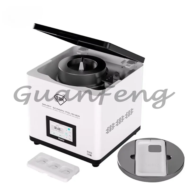 938S One Station Automatic Mobile Phone Front Glass Scratch Repair Device LCD Screen Polisher Grinding