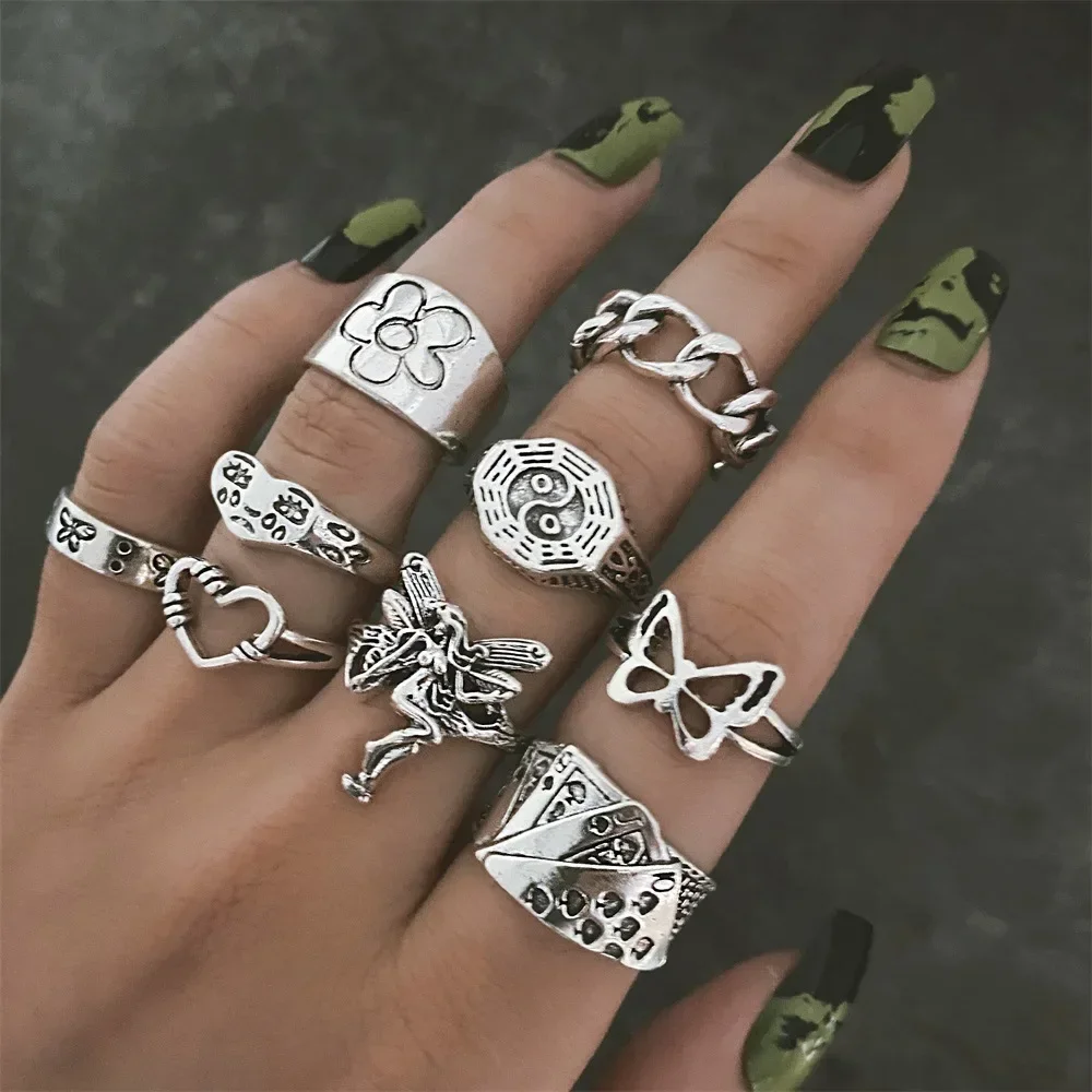 9-piece ring set