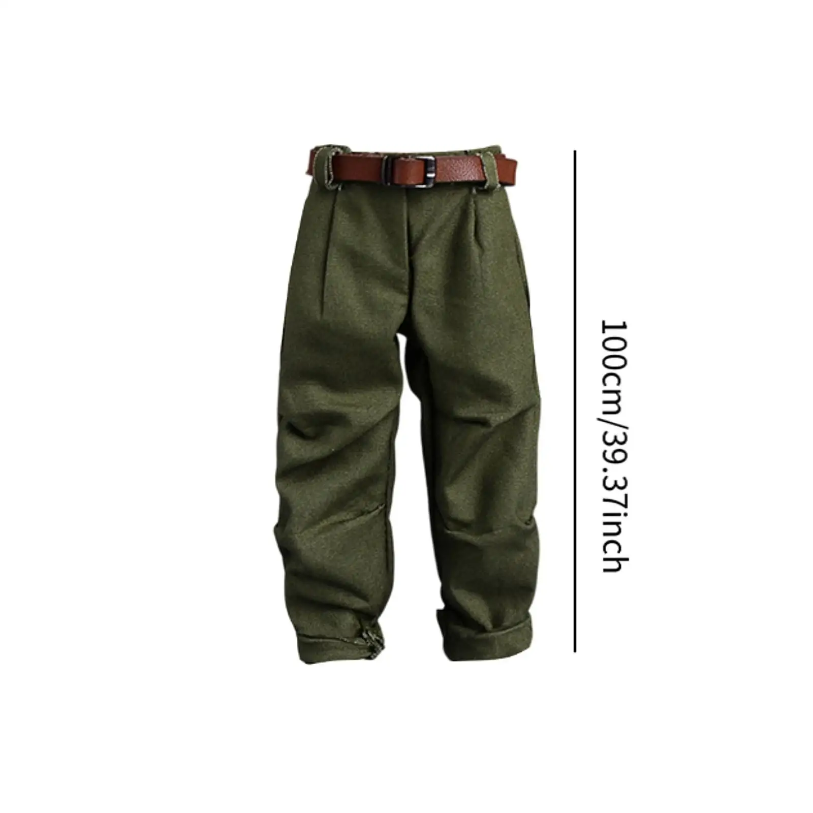 1:12 スケールハーレムパンツとベルト、アクションフィギュア服、カジュアルミニチュア人形コスチューム 6 インチアクションフィギュアアクセサリーコスチューム用