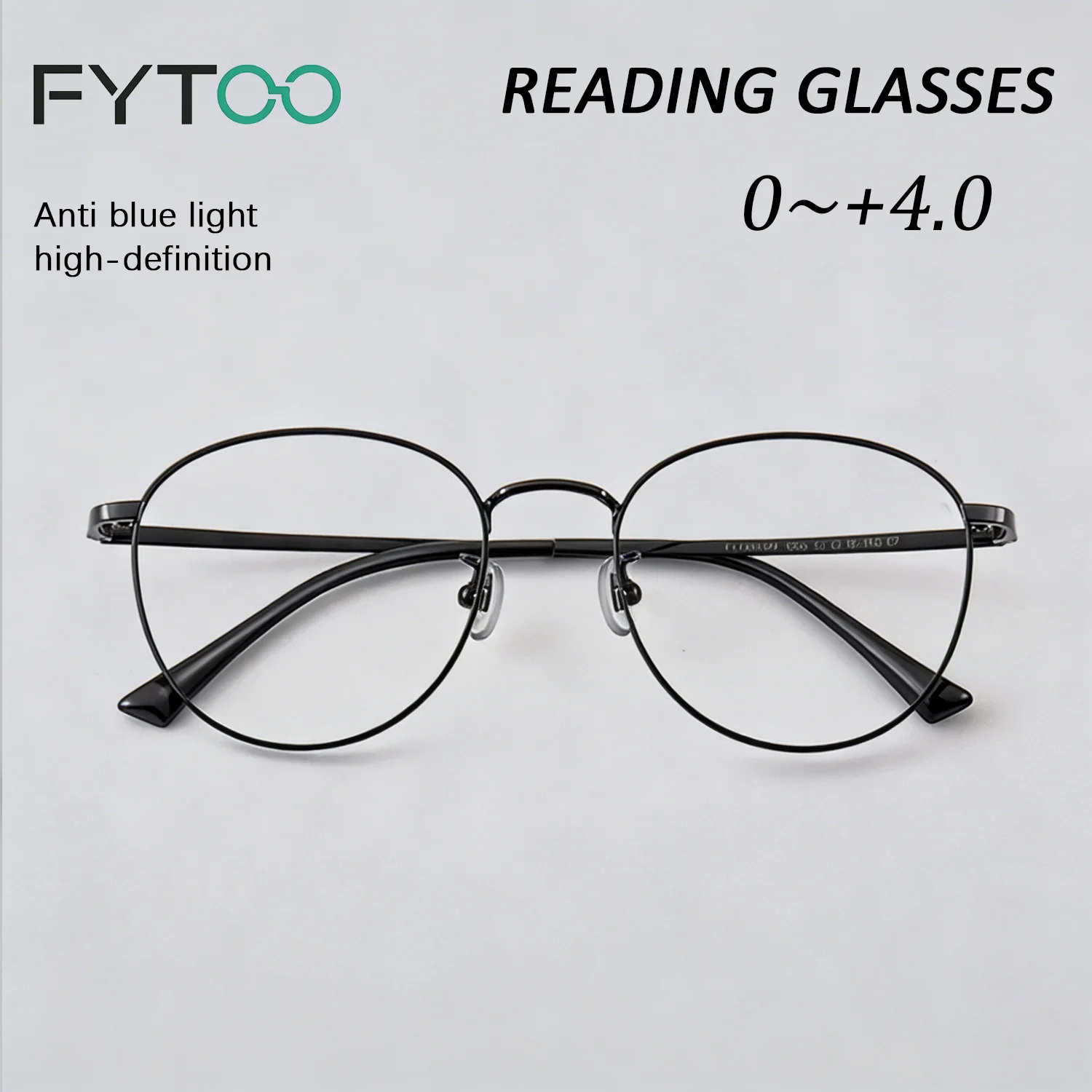 

Fytoo Reading Glasses for Presbyopia Blue Light Blocking Reading Eyeglasses for Clear Vision And Eye Protection1505H