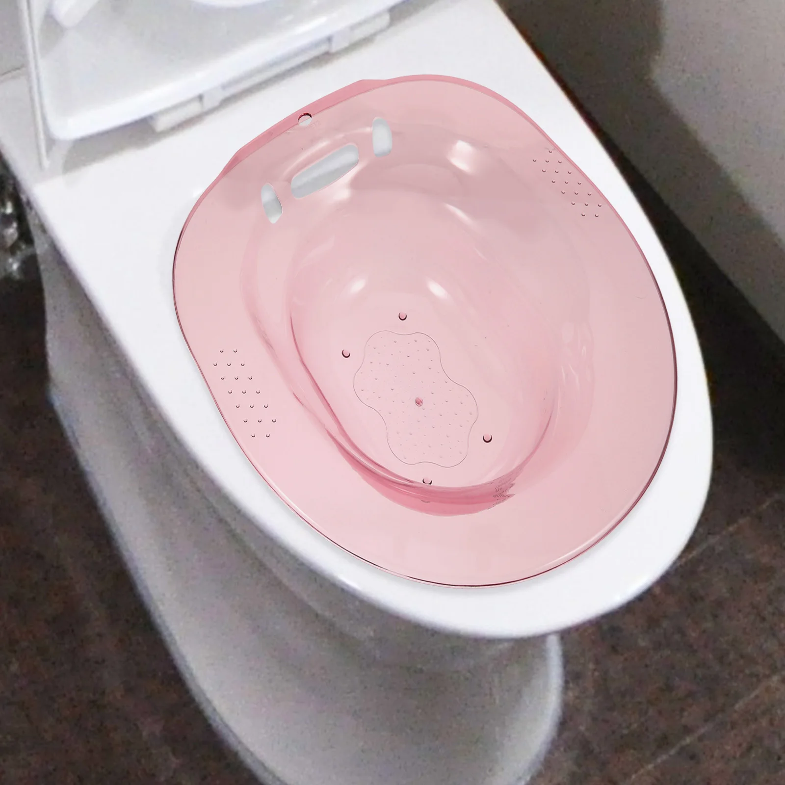 

Sitz Bath Basin Plastic Wide Spacious Non Slip for Pregnant Women Postpartum Hemorrhoids Elderly Use Sitz Bath Soak