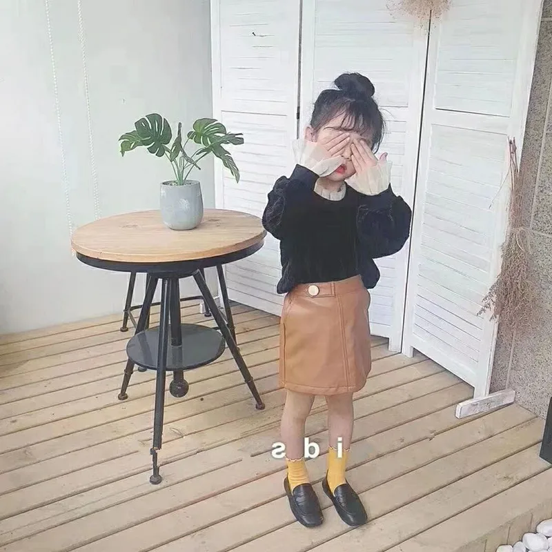 Autumn Style roupa infantil menina 2PCS SETS for Girls Cute School Style children clothing