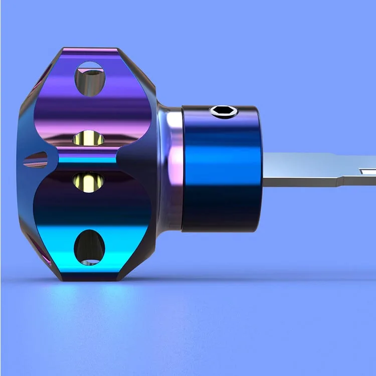 غطاء رأس من التيتانيوم للدراجات النارية ، مسدس CNC ، قشرة محروقة ، مقهى متسابق ، حرق معدل ، مفتاح أزرق بت ، ملحقات الدراجات النارية