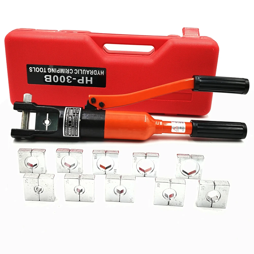 Hydraulic Crimping Tool Cable Lug Crimper Plier Hydraulic Compression Tool HP-300B Hydraulic Wire Clamp Crimp Tool