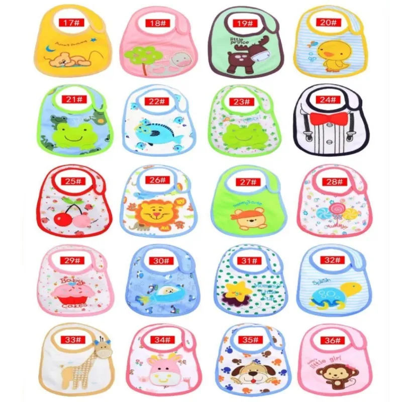 3pc/Lot Baby Towel Baby Bibs Baby Boys Girls Newborn Waterproof Saliva Burp Cloths Feeding Babeiro Bandana