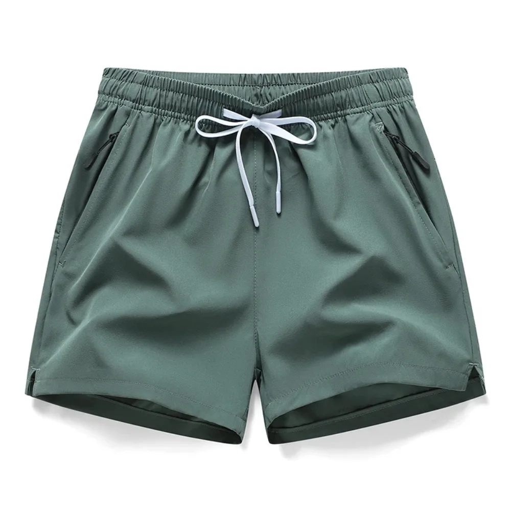 Shorts masculinos de secagem rápida para corrida, adequados para exercícios, treinos e aulas de fitness.