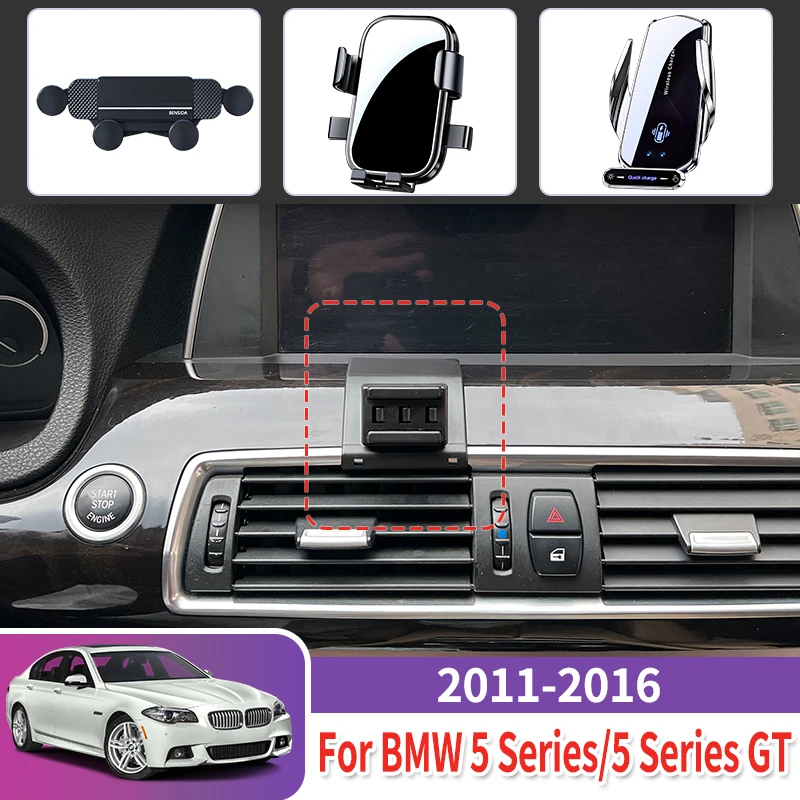 Автомобильный держатель телефона для BMW 5 серии/GT F10 F11 G30 G31 2011-2016, автоаксессуары, навигационный кронштейн, крепление для мобильного сотового телефона