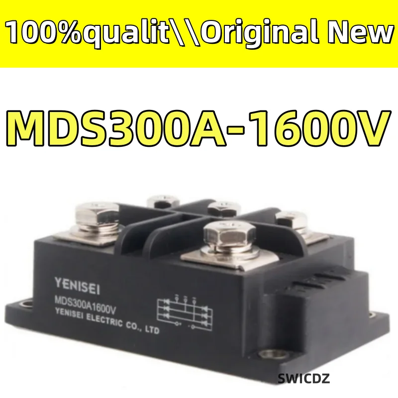 100%New original MDS300-16 3-Phase Diode Bridge RectMDS300-16 3-Phase Diode Bridge Rectifier 300A 1600V Bridge Rectifier