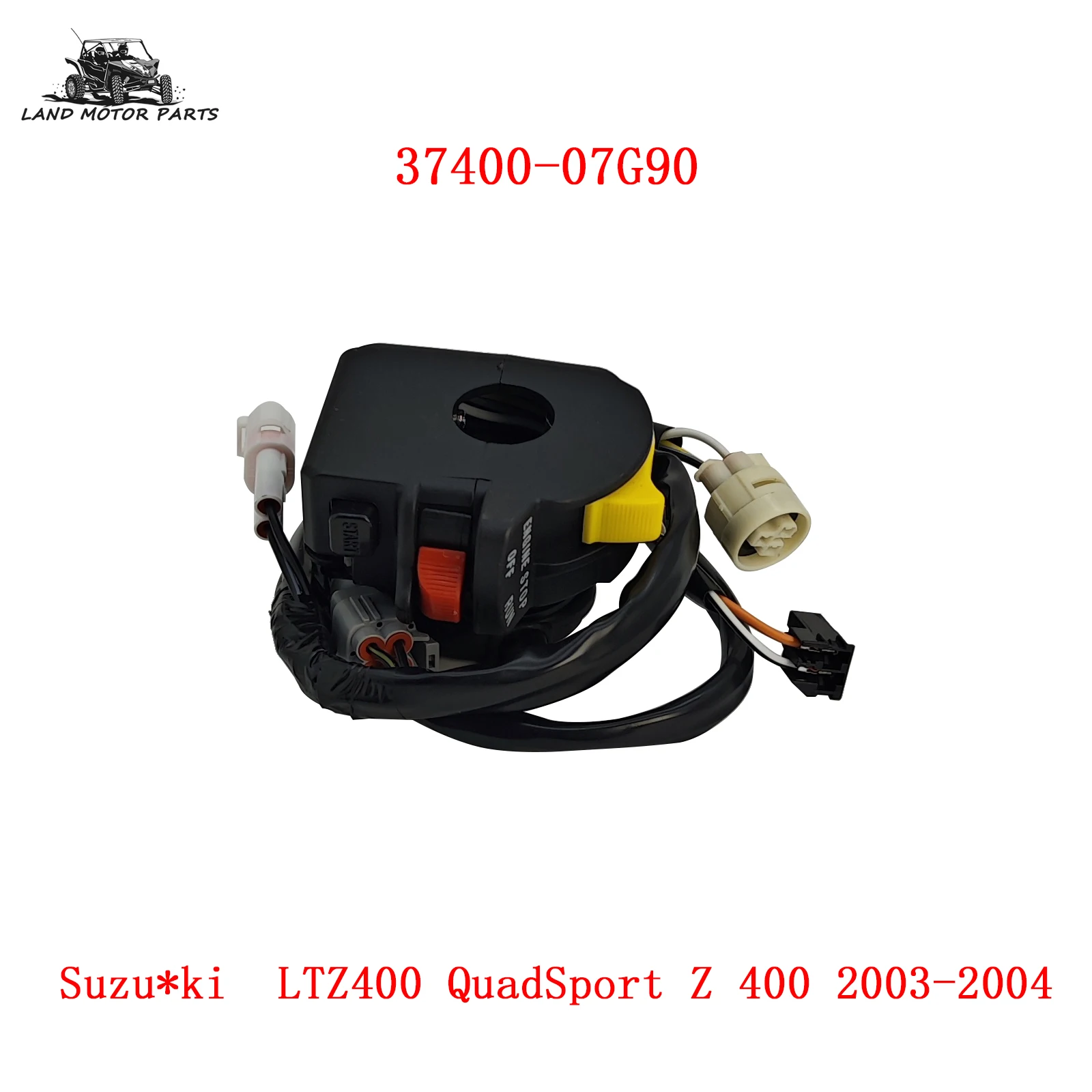 

Левый переключатель на руле 37400-07G90, 37400-07G10, 37400-07G11 для Suzuki LTZ400 QuadSport Z 400 2003-2004